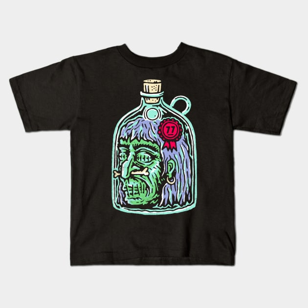 SHRUNKEN HEAD Kids T-Shirt by THE HORROR SHOP